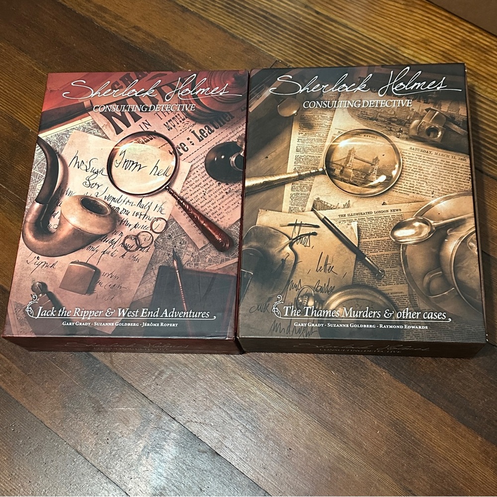 Sherlock Holmes Consulting Detective Game Bundle Thames Murders And Jack Ripper